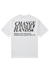 [ENJOY YOUR MEAL] CAMPAIGN 1/2 T-SHIRT ICE CREAM_WHITE (6582792945782)