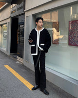 WE With Coloring Zipper Cardigan (2 colors)