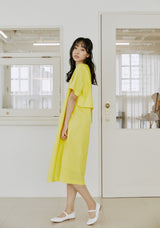 レイヤードリボンワンピース / layered ribbon onepiece yellow