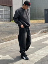 ロープラインラグランスウェットシャツ/Rope line Raglan MTM 4color