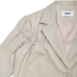 Kairo shirring jacket (beige) (6684260106358)
