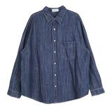 No.0344 washed denim over SHIRT
