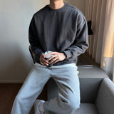 LMN ラインオーバーサイズスウェットシャツ / LMN line oversized fit sweatshirt (4 colors)