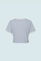 コントラストレグランクロップTシャツ
