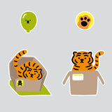 BOX TIGER 4PCS STICKERS (6538533306486)