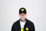SMILE LOGO BALLCAP (BLACK) (6699085496438)