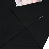 BABY FACE WAVE HAIR SHORT SLEEVE T-SHIRT BLACK 
