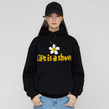 [UNISEX] Tape Flower Smile Hoodie