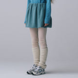 FLEECE VOLUME SKIRT, BLUE