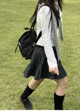 モリガールバンディングフリルスカート / morigirl banding frill skirt