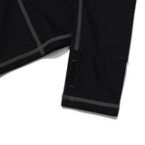 スモールチェリージップアップラッシュガード / SMALL CHERRY ZIP-UP RASHGUARD [BLACK]