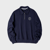 ナパバレークルーハーフジップアップ/NAPA VALLY COLLAR HALF ZIP UP (NAVY)