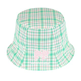 Twin rose check bucket [Green] (6535226392694)