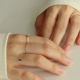 14K GOLD PLAIN RING_2COLOR (6680867995766)