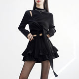 Neco Turtleneck Wrap T-shirt