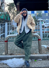 シグネチャーバギーコーデュロイワイドパンツ 3COLOR