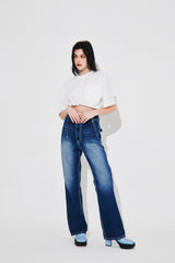 COSY BANDING CROPPED T-SHIRT (6690639085686)