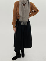 クリーンベルトロングスカート/Clean belt long skirt (2color)