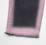 ピンクラインデニムパンツ / pink line denim pants