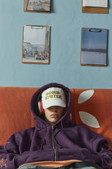 STAR ZIP-UP HOODIE / PURPLE