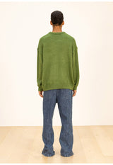ウールソフトモヘアオーバーサイズニット/WOOL SOFT MOHAIR OVERSIZED KNIT