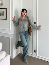 ミニデニムジャケット/no.3981 mini denim jacket
