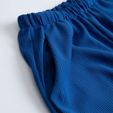 リブワイドプリーツパンツ/Rib Wide Pleats Pants (4 colors)
