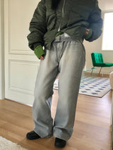 キャニスグレーデニムパンツ