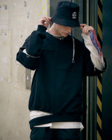 切り替えジップトレーナー / MULTI PANEL ZIP SWEATSHIRT (4578022162550)