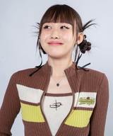 ナッシュニットジップアップジャンパー / NASH KNIT ZIP-UP JUMPER _ BROWN