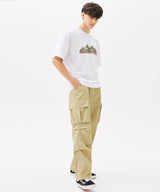 TWO TUCK CARGO STRING JOGGER PANTS (KHAKI) (6585162006646)