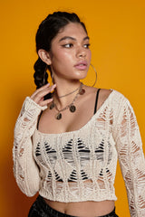 クロシェトップ/CROCHET TOP