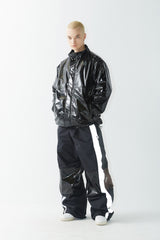 エナメルジャケット/BSR2223FWJK061 WD ENM JACKET ENAMEL BLACK