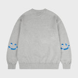 [UNISEX] Elbow SKY Cloud Drawing Smile Sweatshirt
