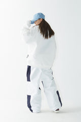 ビッグロゴカラーバーシティジャケット/BSR2223FWJK025 BIG LOGO COLLAR VARSITY JACKET CREAM