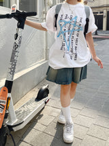 トゥインクルスターレタリング半袖シャツ / Twinkle star lettering short-sleeved shirt
