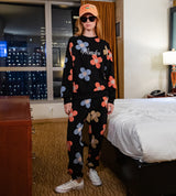 フラワーパターントレーニングパンツ / Flower pattern training pants (4583569981558)