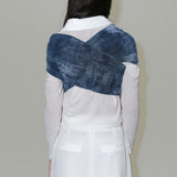 クロッププリーツシャツ / CROP PLEATS SHIRTS (WHITE,SKIN,BLACK)
