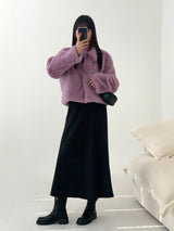 [MADE] Pudding Fur Jacket (Lavender Purple)