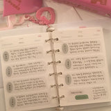 パステルデイリーステッカーセット/Pastel Diary Sticker Set