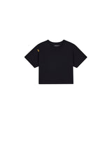 YELLOW TAP CROP T-SHIRT BLACK (6691419553910)