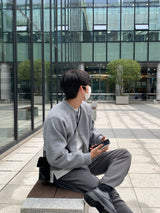 LMN ラウンドヒドゥンカーディガン / LMN Round Hidden Cardigan (5 colors)