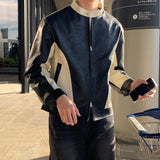 LMN Coloring Biker Leather Jacket (2 colors)