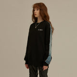 ロゴハイブリッドデニムスウェットシャツ/LSD Logo Hybrid Denim Sweatshirt