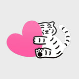 HUG TIGER FACE BIG REMOVABLE STICKER (6538522919030)