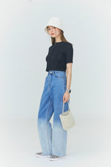 グラデーション デニムパンツ / Gradation Denim Pants [Pure Blue]