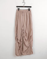 メトムレッグシャーリングバスロックナイロンツーウェイジョガーパンツ/ Methom Leg Shirring Baslock Nylon Two Way Jogger Pants