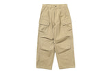 WIDE COTTON CARGO PANTS
