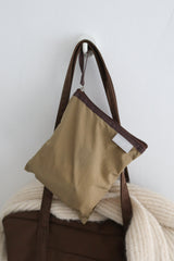 flat pouch (camel brown)