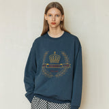 GHCリボンスウェットシャツ/GHC RIBBON SWEATSHIRT_VINTAGE BLUE